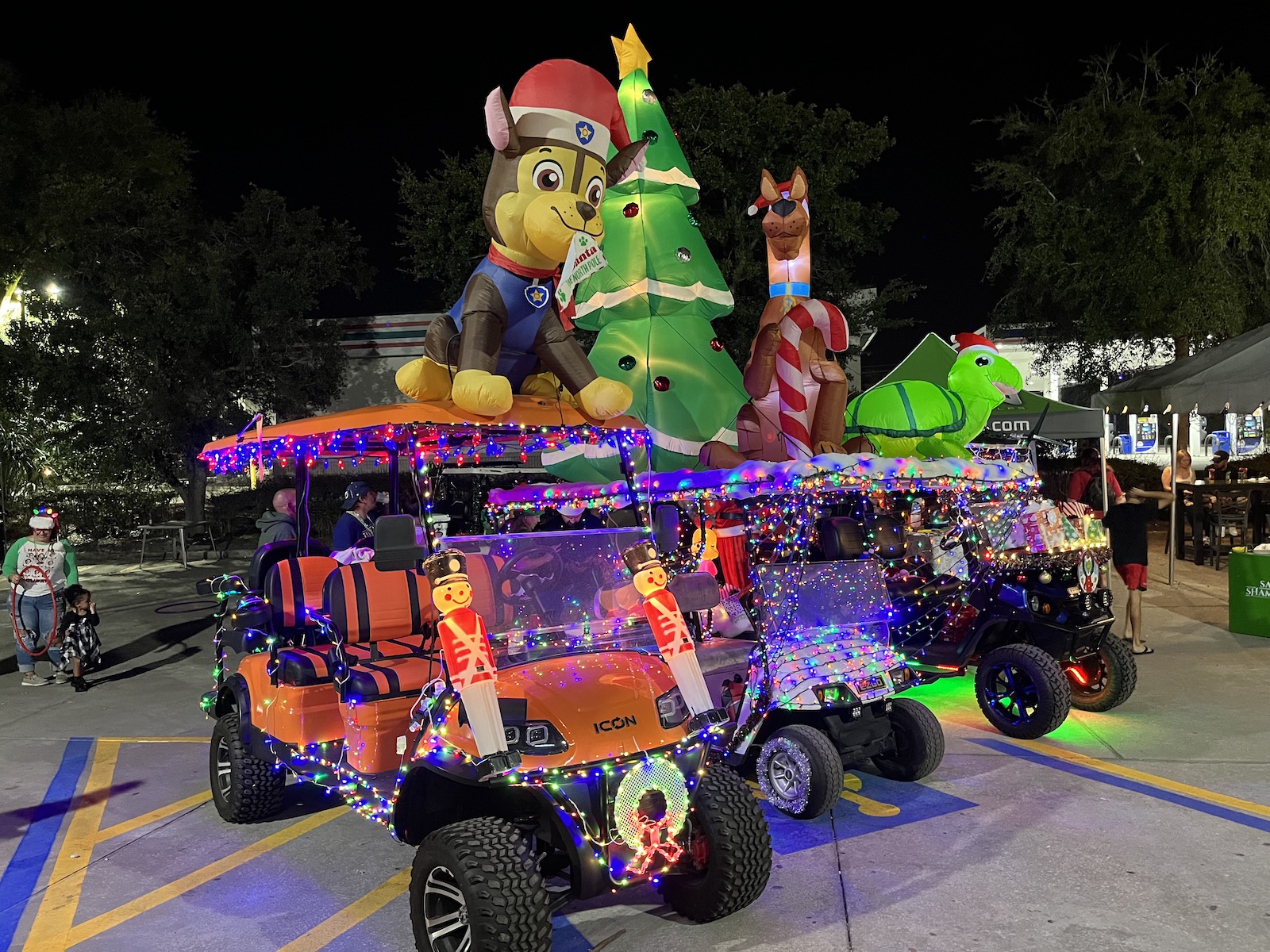 Golf Cart Parade and Christmas Tree Lighting - Mexico Beach