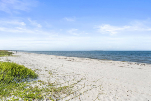 Endless White Sand Beach in Mexico Beach - St Joe Beach