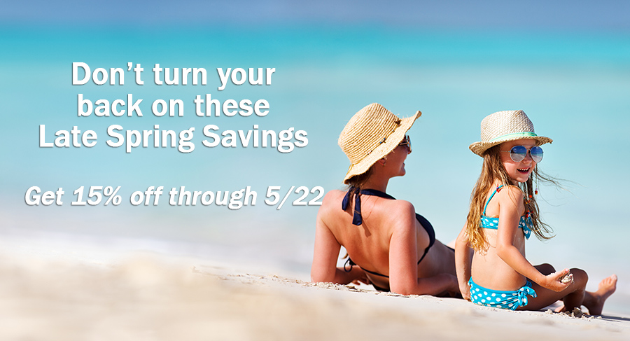 Late Spring Savings at the Beach
